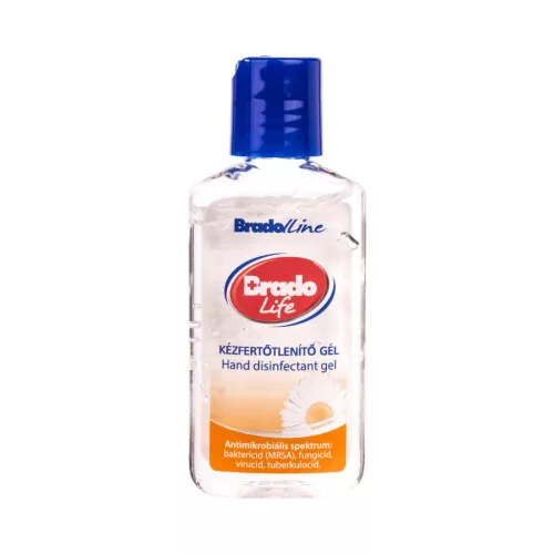 Bradolife illatosított kézfertőtlenítő gél 50 ml, kamillaillat