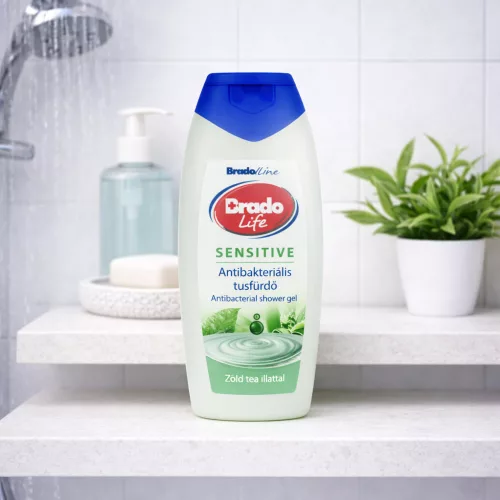 Bradolife antibakteriális tusfürdő 400 ml Sensitive