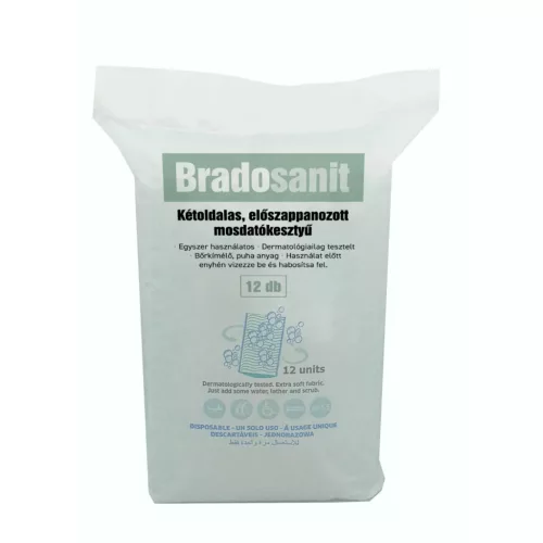 Bradosanit mosdatókesztyű 12 db