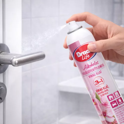 Bradolife felületfertőtlenítő és légfrissítő 300 ml virág