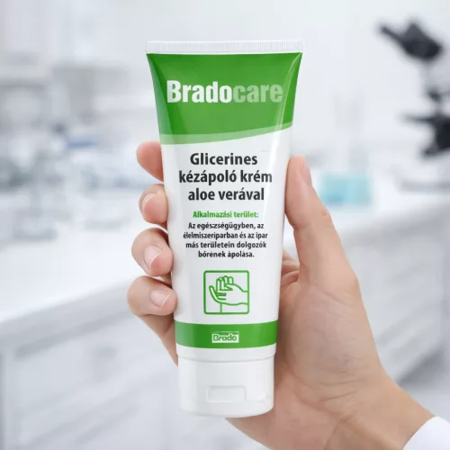 Bradocare kézápoló krém 100 ml munkavédelmi aloe vera