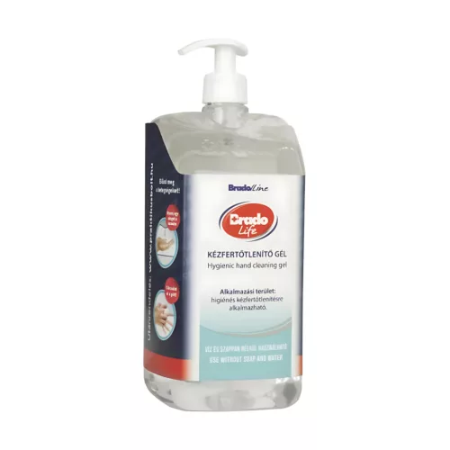 Bradolife kézfertőtlenítő gél 1,5 l pumpás