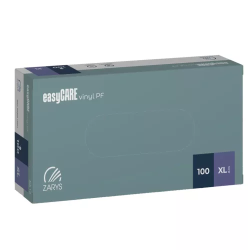 EasyCare púdermentes vinyl vizsgálókesztyű 100 db XL méret