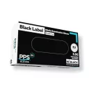 PPS Black Label fekete púdermentes nitril kesztyű 3,5 g 100 db