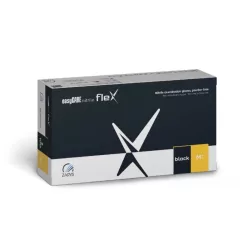 EasyCare Flex fekete púdermentes nitril kesztyű 3 g 100 db