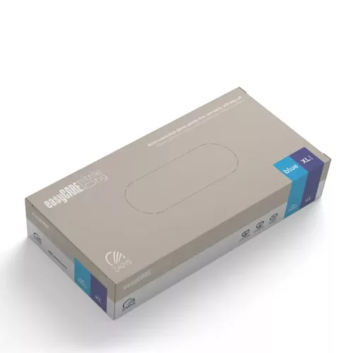EasyCare Long kék púdermentes nitril kesztyű 3,5 g 100 db
