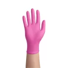 EasyCare Pink rózsaszín púdermentes nitril kesztyű 3,5 g 100 db XS méret
