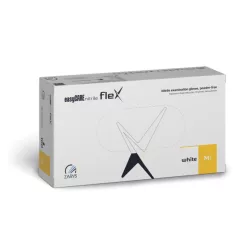 EasyCare Flex fehér púdermentes nitril kesztyű 3 g 100 db