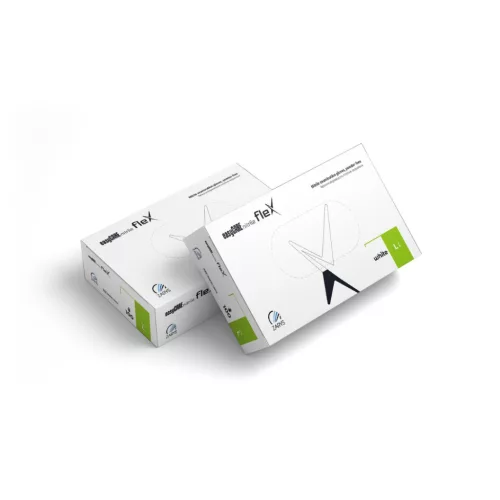 EasyCare Flex fehér púdermentes nitril kesztyű 3 g 100 db XL méret