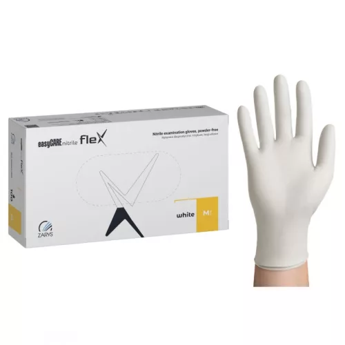 EasyCare Flex fehér púdermentes nitril kesztyű 3 g 100 db XL méret