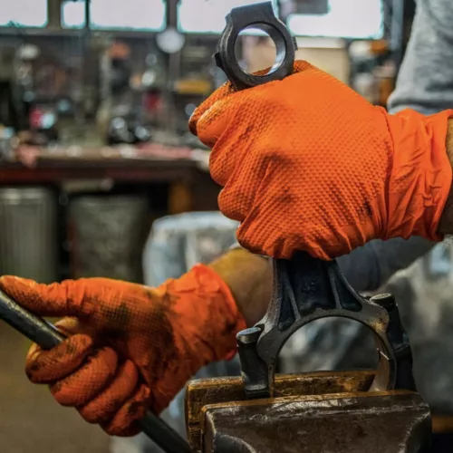 Mercator GoGrip narancs nitril kesztyű 50 db