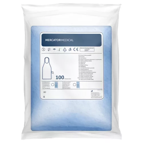 Mercator Medical Fóliakötény ECO kék 100 db/csomag