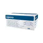 Opero szájmaszk ECO, 3 rétegű flíz, megkötős, kék 50 db