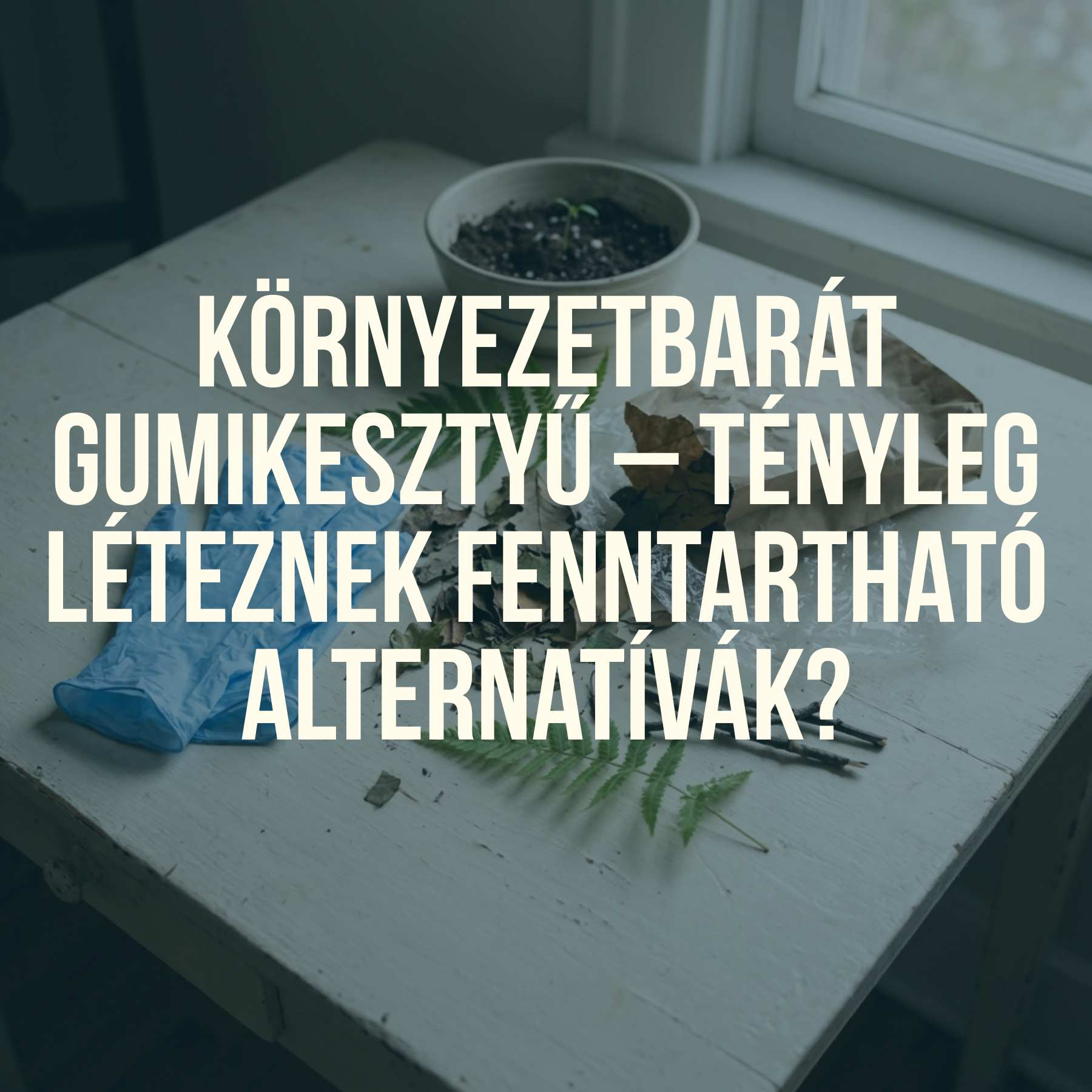 Környezetbarát gumikesztyű - Tényleg léteznek fenntartható alternatívák?