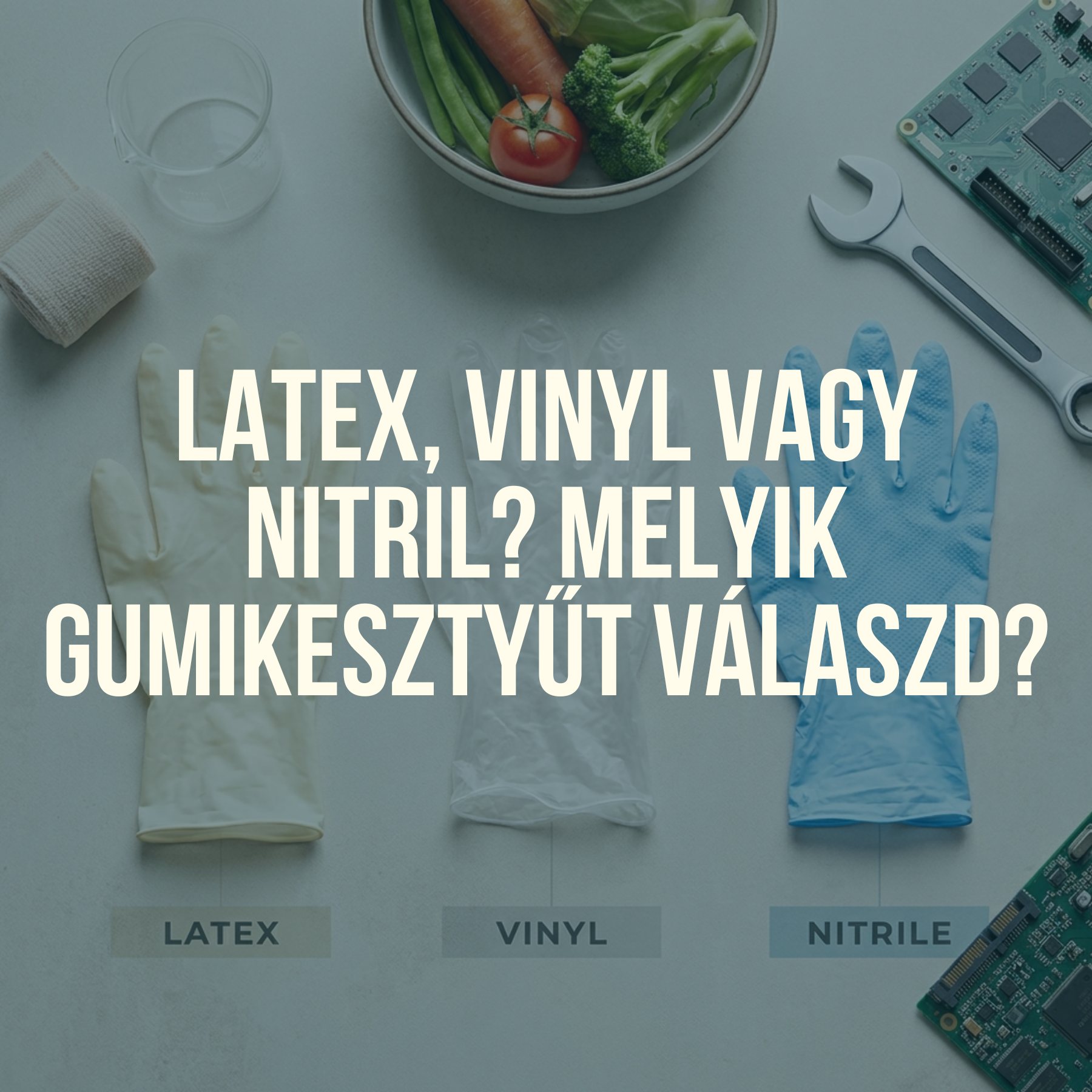 Latex, vinyl vagy nitril? Melyik gumikesztyű az ideális számodra?