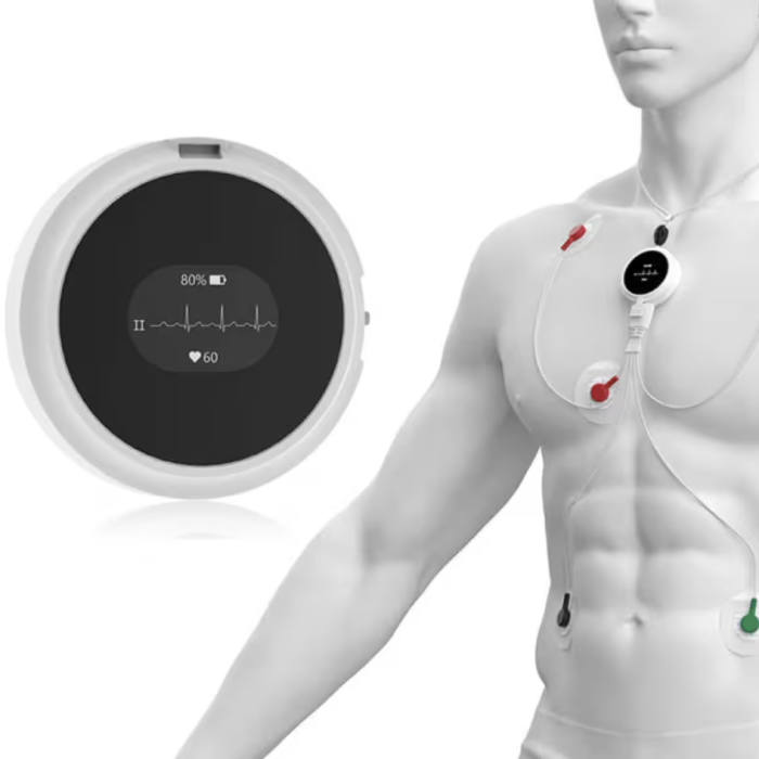 Viatom Lepod Pro ER3 12 elvezetéses 24 órás mini EKG holter monitor - Image 7