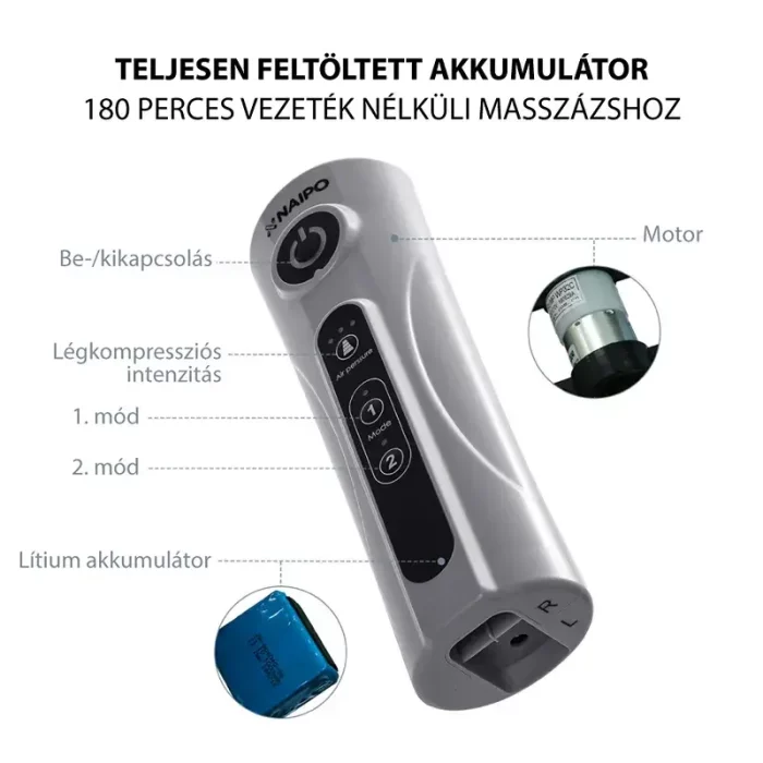 Naipo kompressziós láb- és vádli masszírozó - Image 6